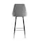 Flash Furniture BR 30" LeatherSoft Stools with Chrome Accents, 2PK SY-807-30-GY-GG - alternate 5